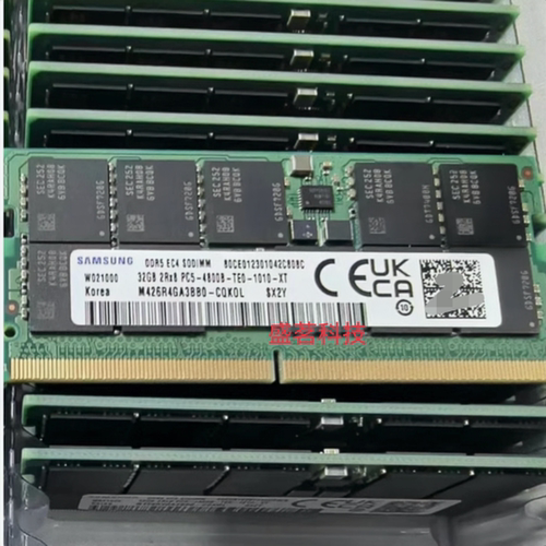 M425R4GA3BB0-CQK0D/0L三星DDR5 32G 2RX8 PC5-4800B笔记本内存条