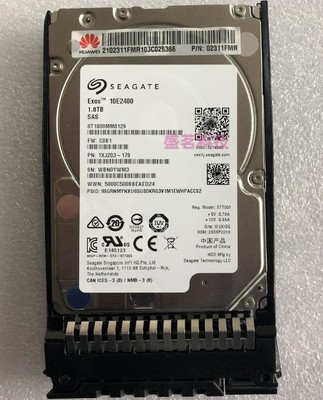 华为 02311FMR 1.8T 10K 2.5 SAS 12Gb RH2288 RH5588 V5 V3 硬盘