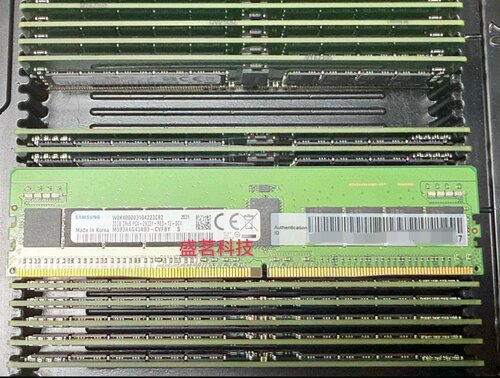三星RDIMM M393A4G43AB3-CVF 32G 2RX8 PC4-2933Y DDR4服务器内存