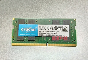 crucial/英睿达 CT32G4SFD832A 32G DDR4-3200 SODIMM 1.2V内存条
