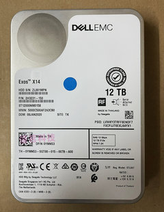 0YMN53 12T SAS DELL 3.5 ST12000NM0158 12G 256M服务器硬盘 EMC