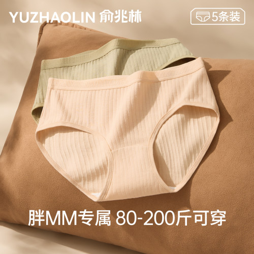 内裤女士大码纯棉全棉抗菌