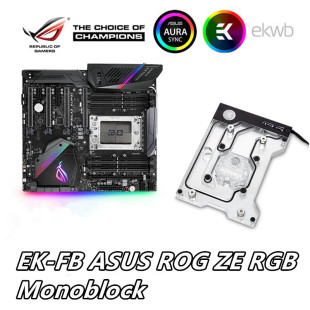 ROG RGB X399 ASUS Monoblock TR4CPU主板水冷头