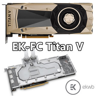 EK-FC Titan V TTV 金泰坦 显卡水冷头 EKWB  兼容 Tesla