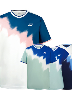 2025新款YONEX尤尼克斯羽毛球服男女款训练服速干运动短袖110145