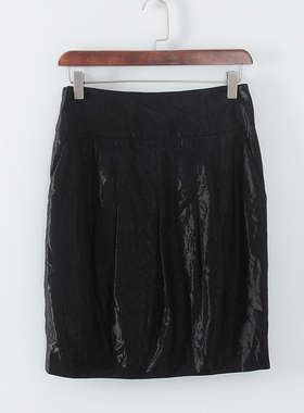 贝系列 春夏新款品牌库存折扣女装通勤简约风时尚半身裙F344D