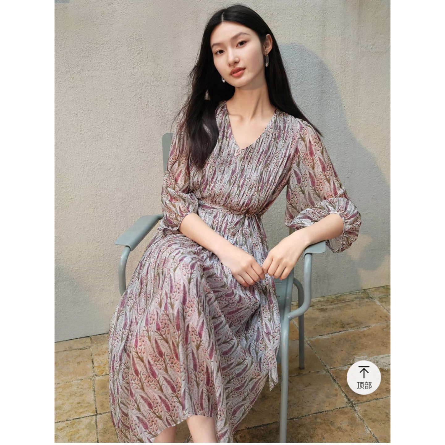 清仓欧洲站复古绣花桑蚕丝连衣裙连衣裙