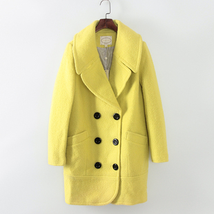 库存折扣百搭廓形中长大衣F982 品牌女装 灵系列 秋冬新款