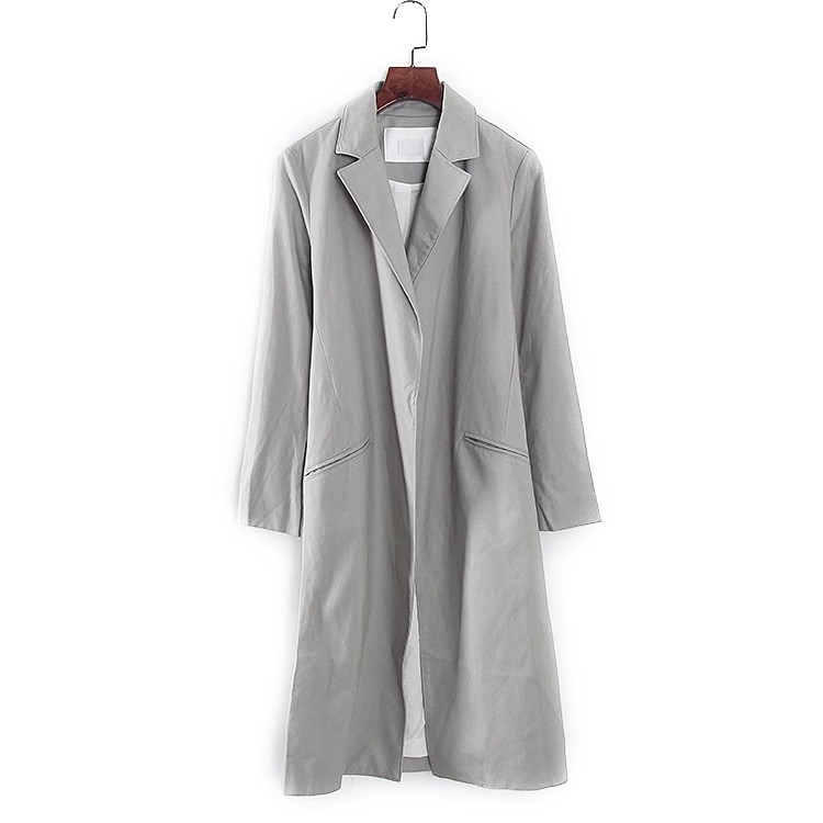 香蕉系列中长款气质风衣