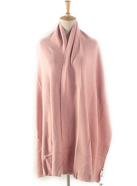 MJ系列 秋冬品牌专柜库存折扣粉红色通勤百搭韩版女式围巾Y5191