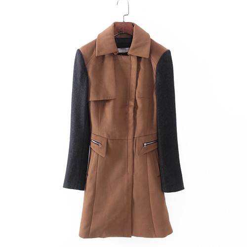其他中长款气质款毛呢大衣