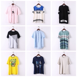 单件系列 春夏新款品牌库存折扣多款式商务通勤休闲男式上衣D782