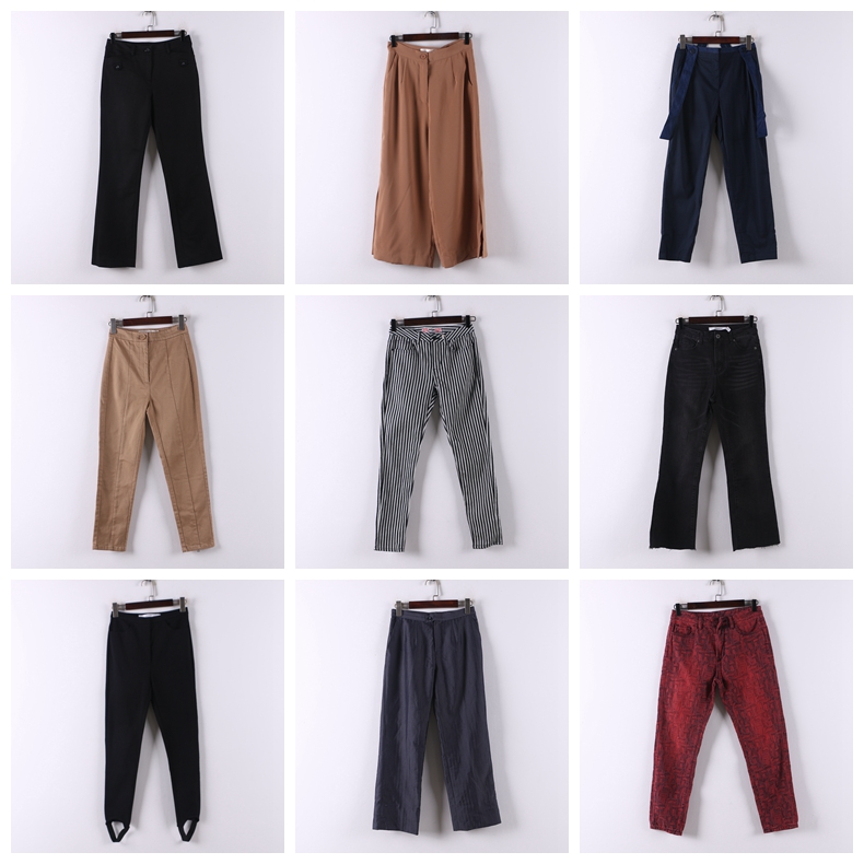 自然腰单件系列通勤风休闲裤