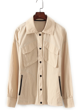 G系列 春秋新款品牌女装库存折扣双面穿休闲短外套F1577