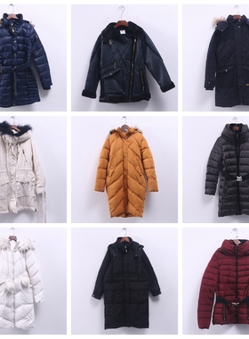 单件系列 新款秋冬女装库存多款保暖羽绒服D113-136-149-161-170