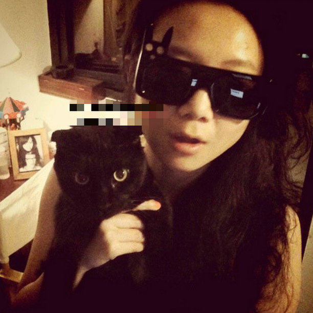 刘涛许晴男女权志龙同款墨镜花儿与少年江疏影宋祖儿兔子太阳眼镜