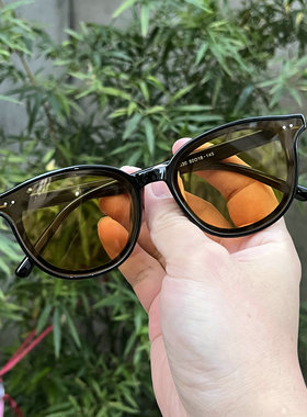 橘色高级感素颜太阳镜