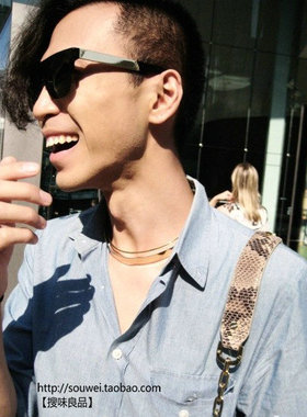 墨镜贾乃亮ins太阳眼镜胡歌同款