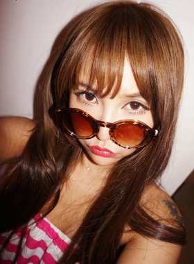 墨镜李冰冰原宿太阳眼镜复古同款