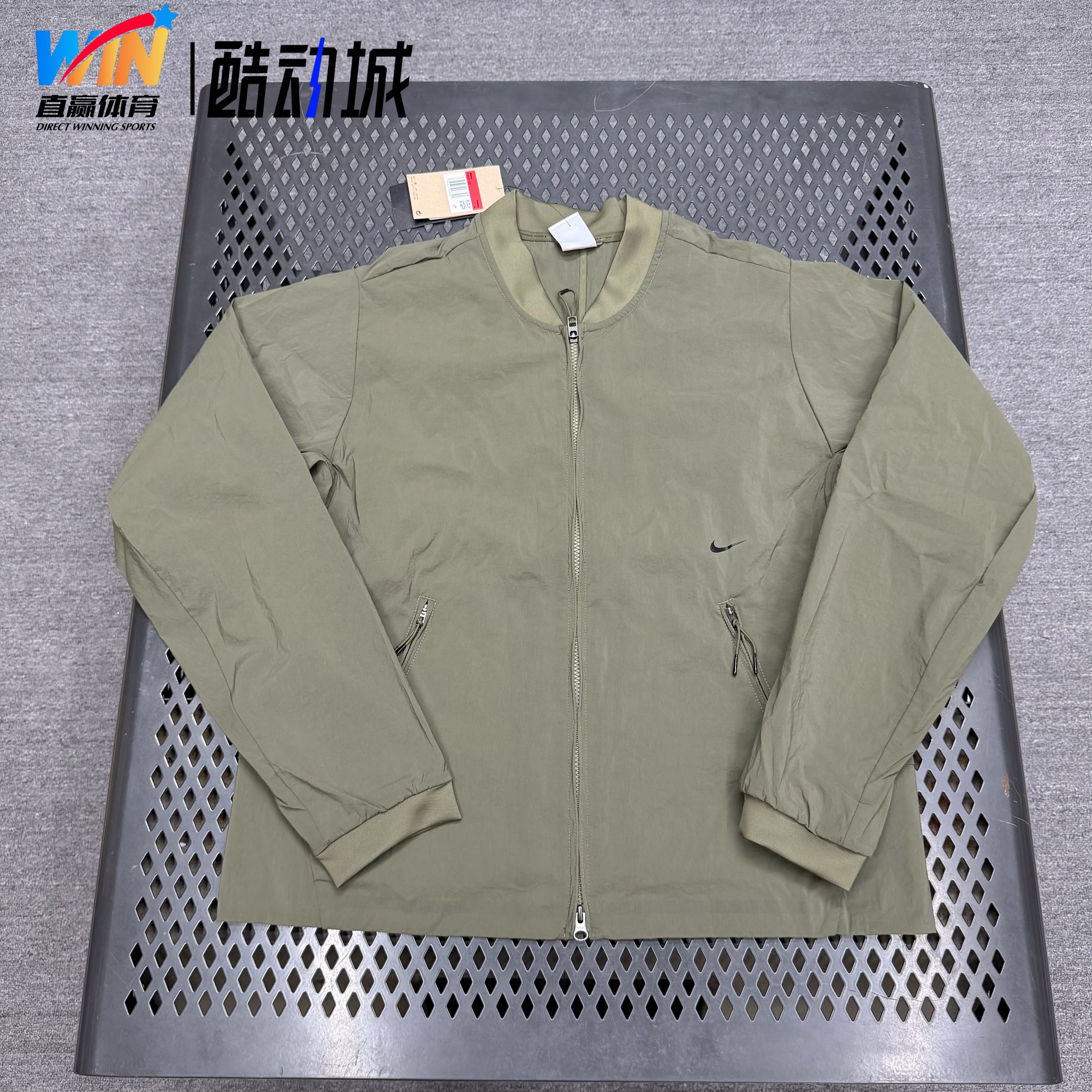 耐克/Nike 男子新款飞行员机能风防泼水运动夹克外套FN3007-222