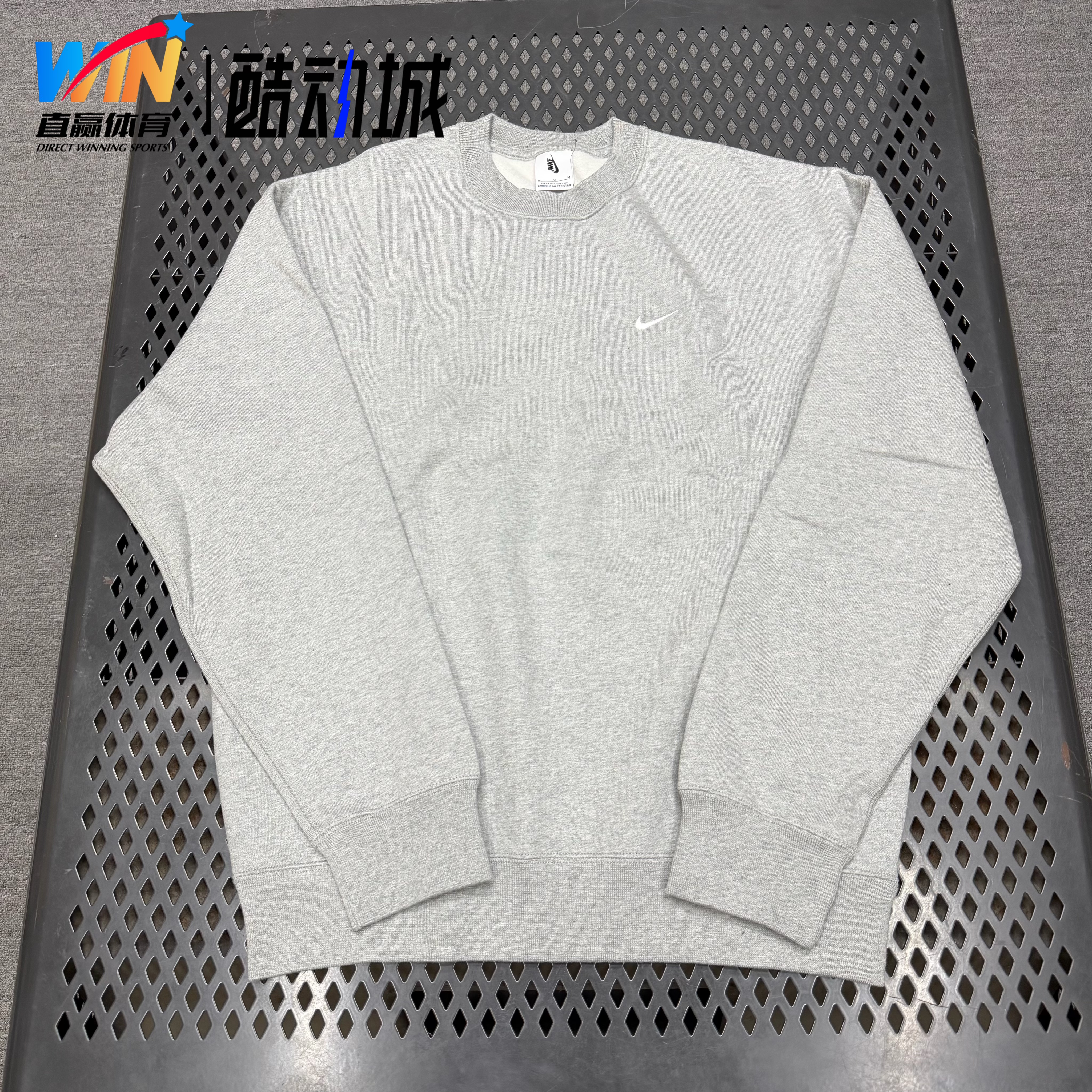 耐克/Nike 男子LAB刺绣小勾运动休闲加绒保暖重磅卫衣DX1362-063