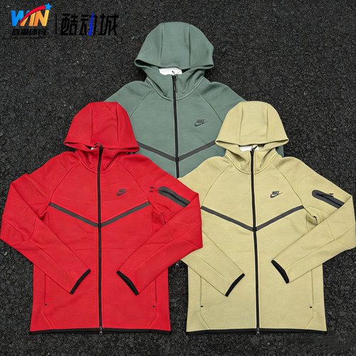 Nike/耐克男子风行者春秋防风透气休闲运动连帽夹克外套 HV0950