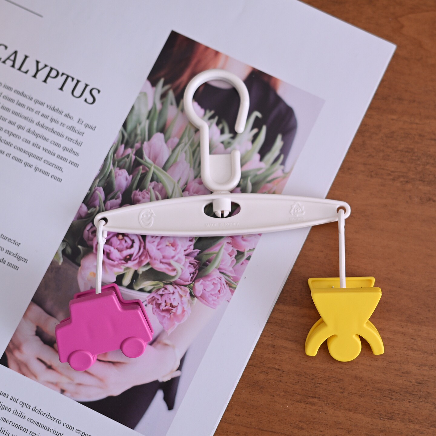 韩国进口可爱挂式夹子迷你小物件晾晒架沥水架厨房手套抹布晾晒夹