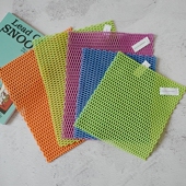 韩版 不沾油3D竹纤维洗碗布不沾油刷碗布厨房清洁抹布擦桌子毛巾