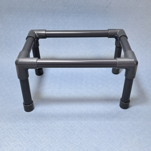 PVC管支架支撑龟缸周转箱过滤盒 过滤箱支架 塑料架 塑料置物架