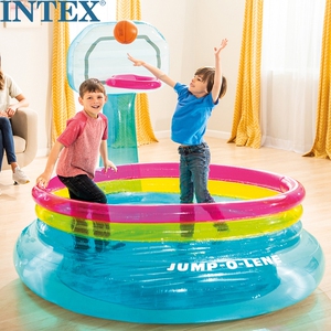 intex海洋球池充气玩具蹦蹦床