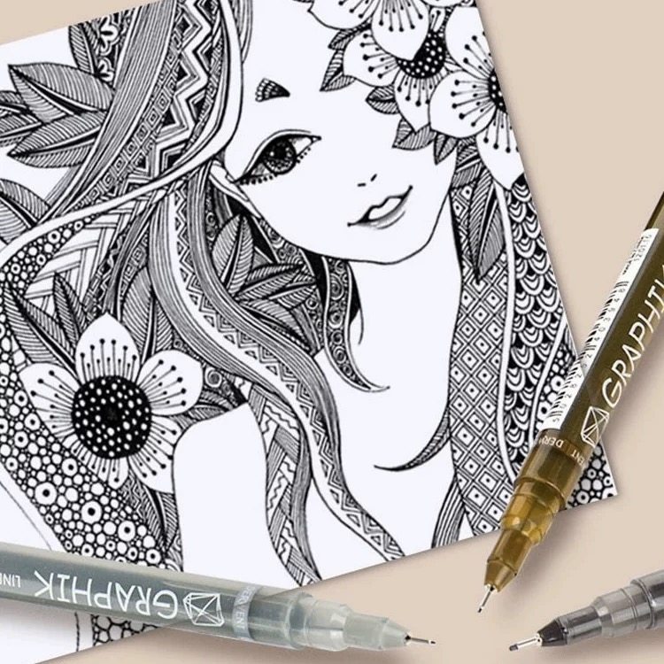 Derwen得韵绘图针管笔防水勾线笔漫画描边美术笔手绘笔设计考试用,文具电教/文化用品/商务用品,针管笔,淘宝优惠券,粉丝福利购,淘宝优惠卷