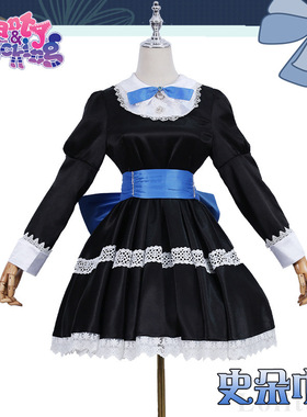 吊带袜天使cos服史朵巾cosplay女装Stocking黑色礼服洛丽塔动漫服