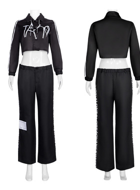 新世纪福音战士cos服 明日香连体衣 绫波丽黑色套装cosplay表演服