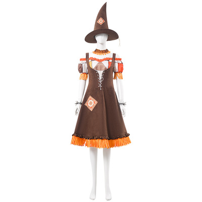 绿野仙踪新款女巫角色扮演万圣节小丑舞台演出服装