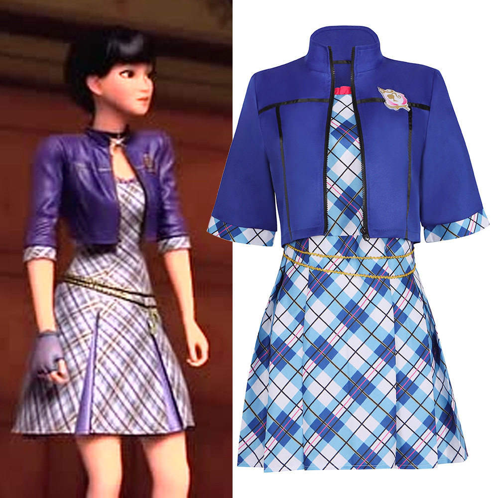 芭比之魅力公主学院同款衣服cos服艾拉校服cosplay角色扮演女装