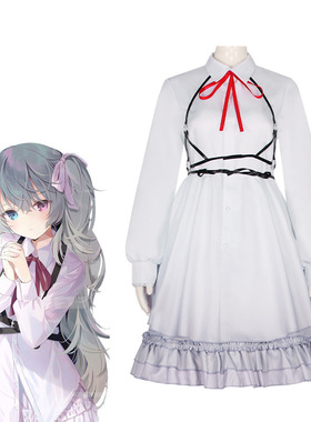 世界计划cos服虚拟歌手 无人世界MIKU/RIN初音未来白葱cosplay服