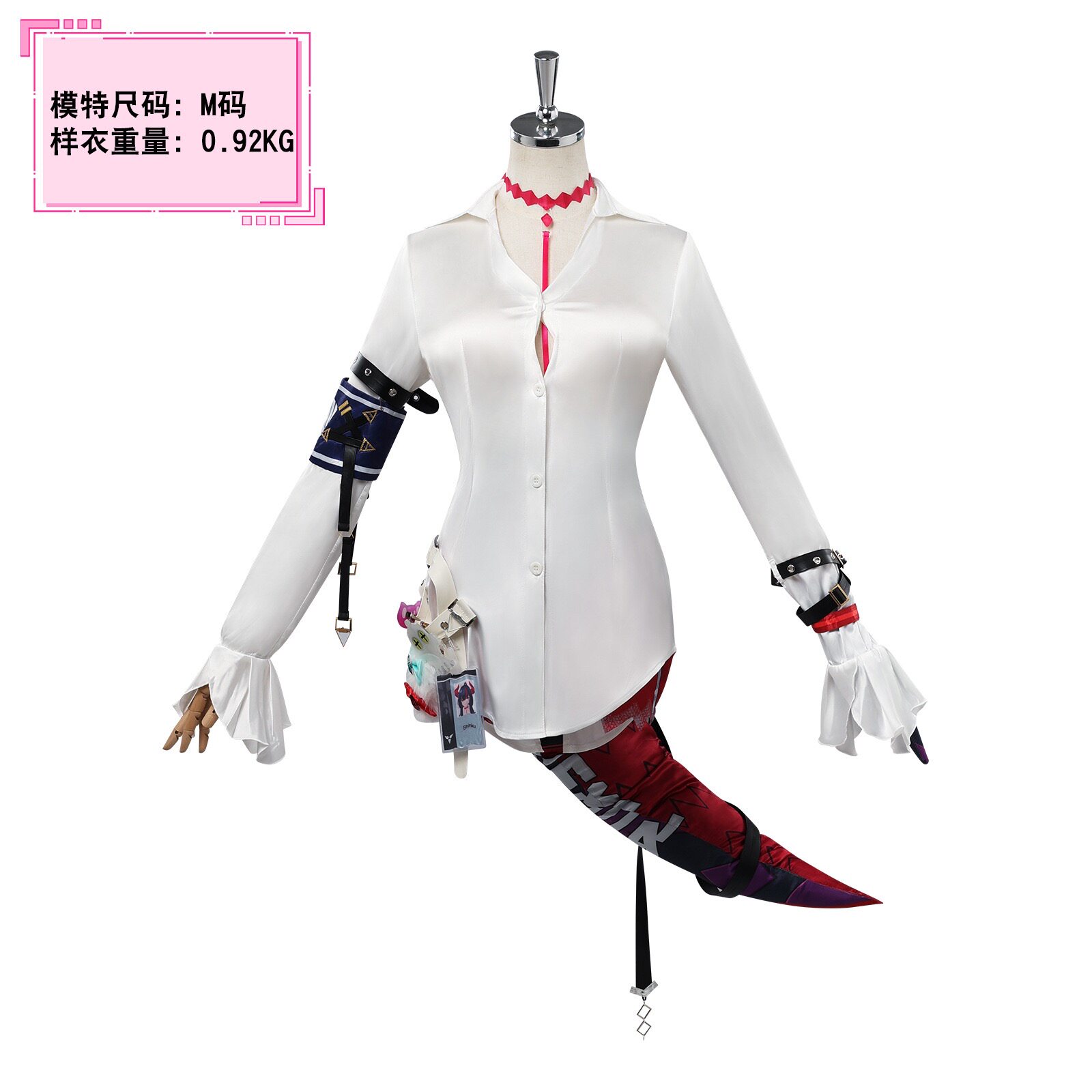 异环cos真红cos月夜红龙娘性感御姐二次元游戏角色扮演cosplay服图片