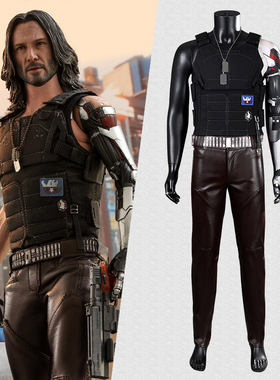 赛博朋克2077cos银手强尼 约翰银手cosplay游戏同款套装男