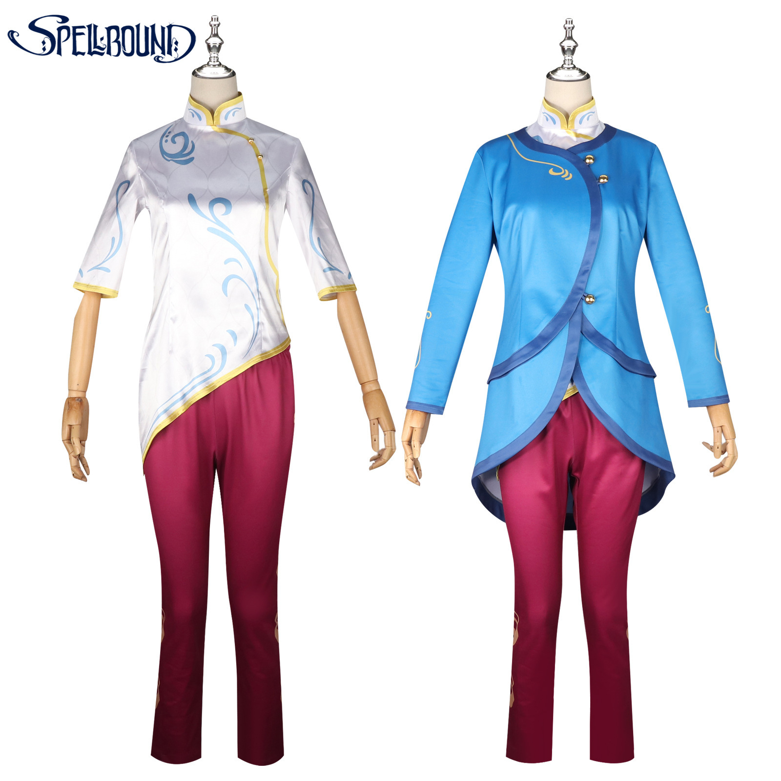 外贸新款魔咒奇缘cos服埃莉安公主礼服cosplay动漫二次元服装