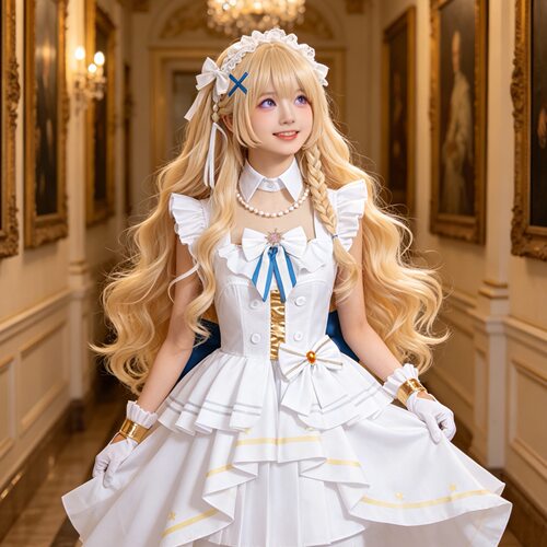 鸣潮生日会限定女团solar5成员cos服菲比全套二次元cosplay服