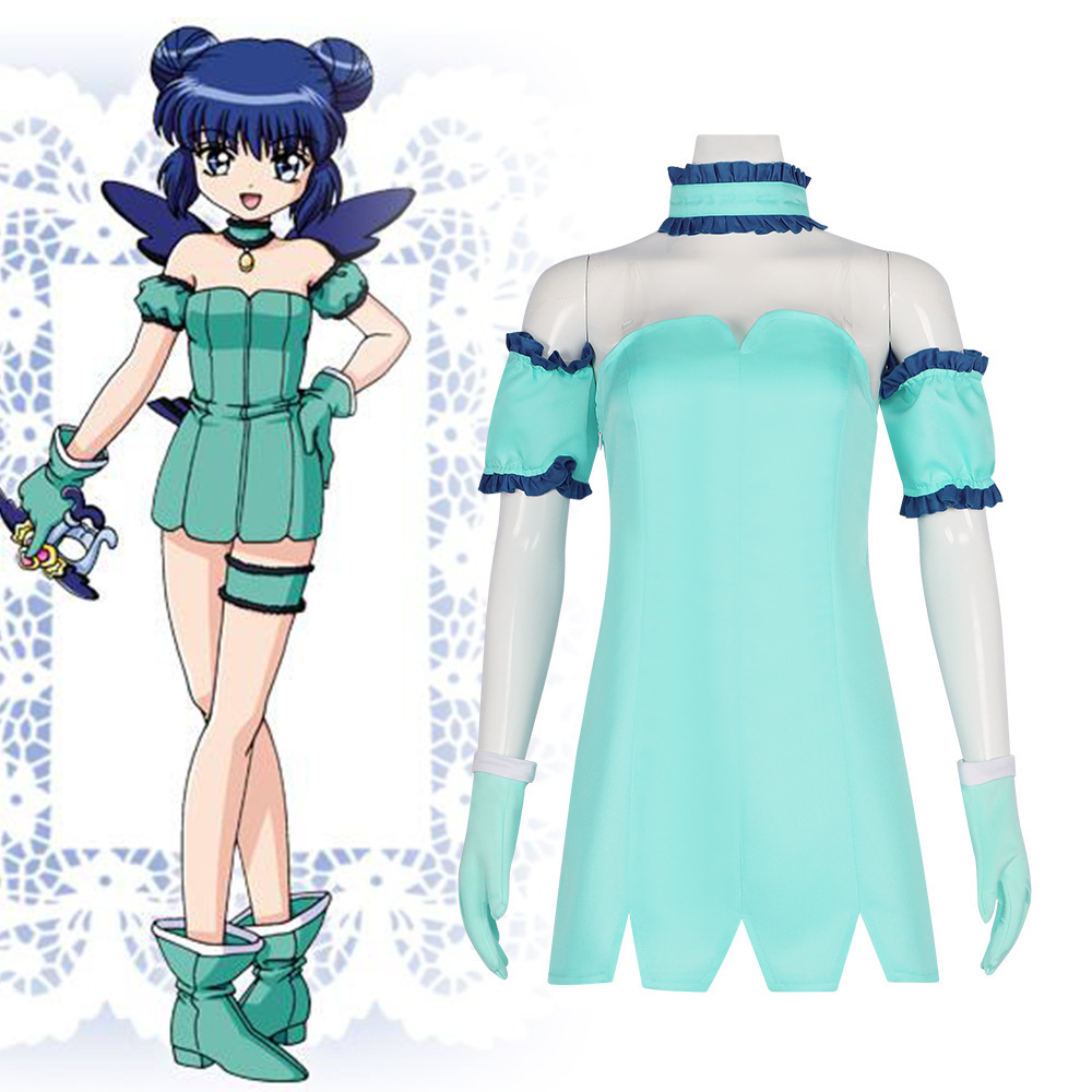 东京猫猫cos服猫娘蓝泽薄荷cosplay服装连衣裙万圣节角色扮演服