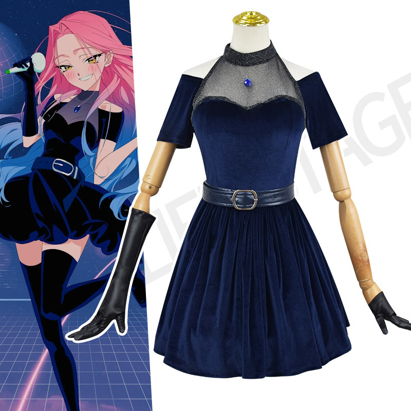 异形舞台Alien Stage mizi 同款cosplay美智铁线莲连衣裙cos服装