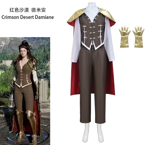 红色沙漠德米安cos服 Crimson Desert Damiane灰鬃佣兵团战斗服