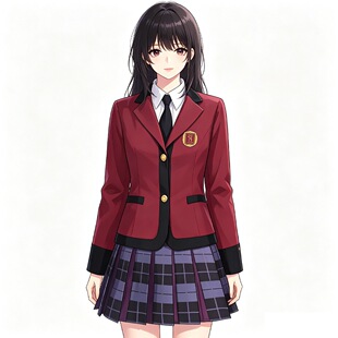蛇喰梦子真人版cosplay服装电影狂赌之渊百花王学园校服角扮演 ht