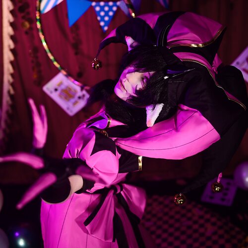 哥伦比娜cos服怪胎马戏团pierrot小丑全套马戏团舞台服harlequin
