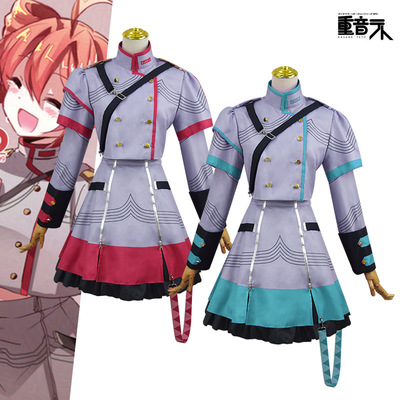 虚拟vtuber Synthesizer V 重音Teto同款cos服二次元动漫服装套装