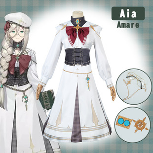 Maria cos服彩虹社nijisanjiEN 虚拟主播Kyo Ike Maira假发鞋子