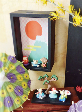 和风系列树脂摆件节日新年礼物