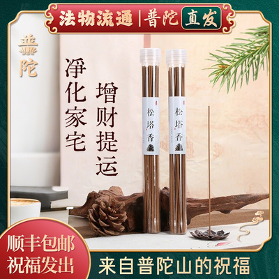 【普陀山正品】天然松塔线香