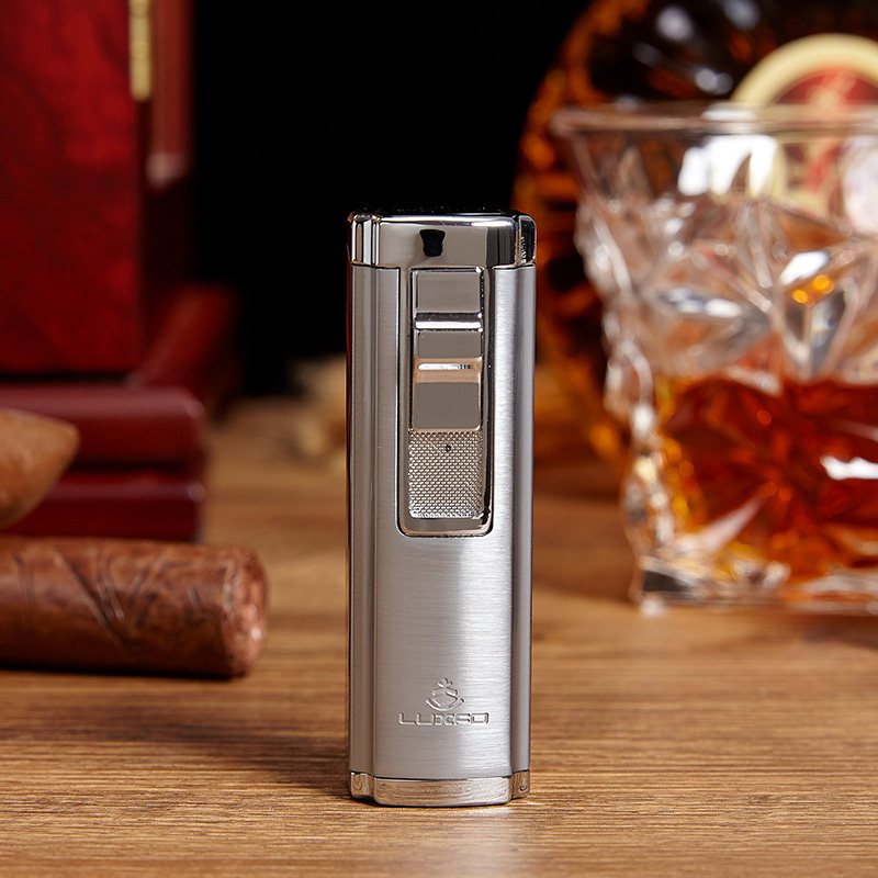 luxfo蓝焰直冲雪茄金属打火机